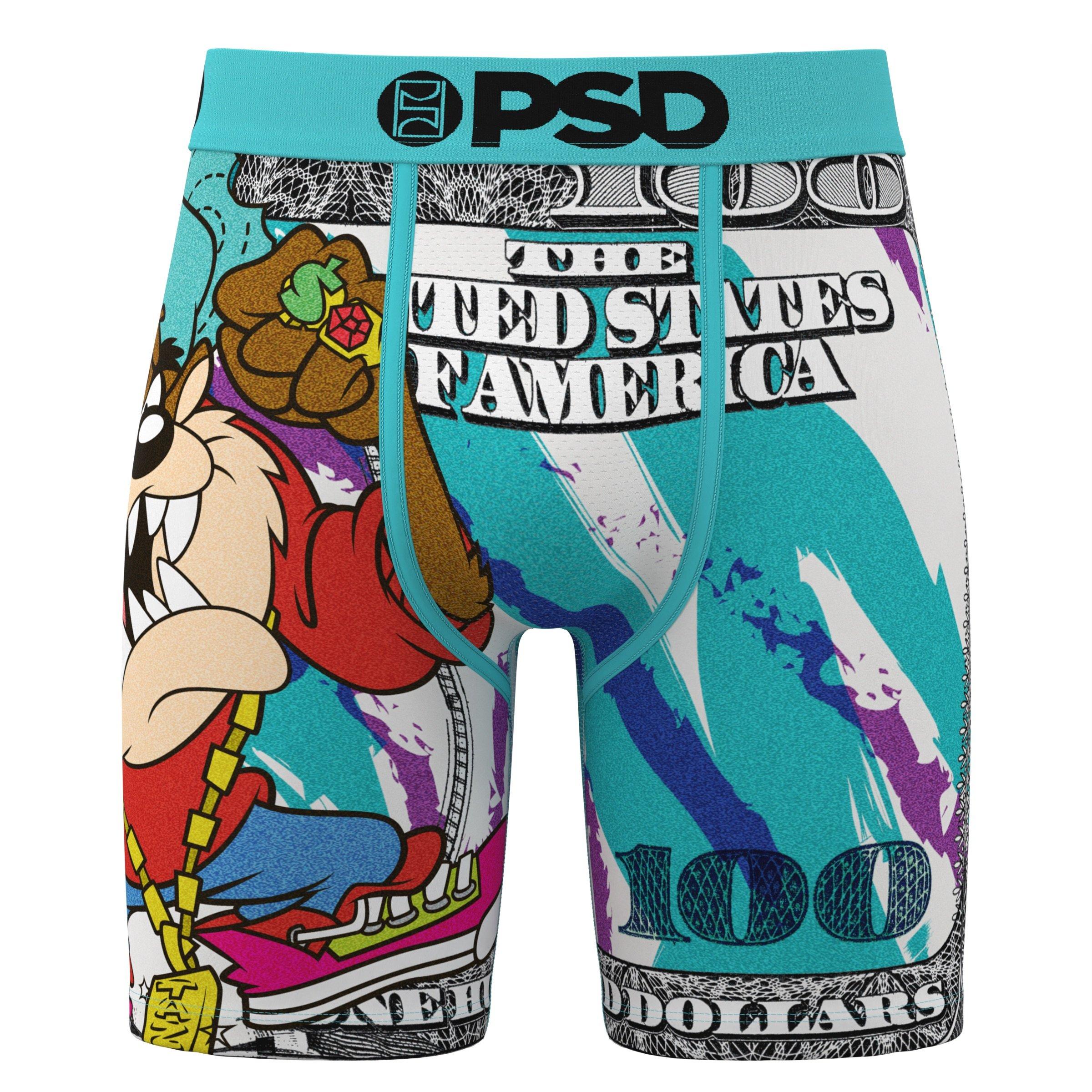 PSD Men's Tazmanian Devil Taz $100 Underwear - Multicolor - MULTI-COLOR